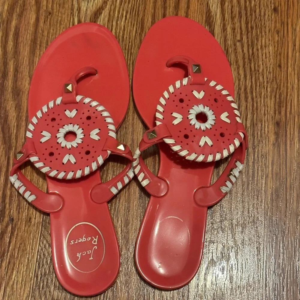 Jack Rogers jelly sandals
